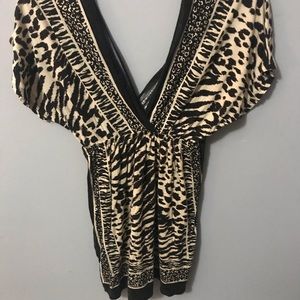 Animal print dress